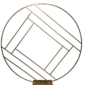 Gold Circle Luxury Backdrop